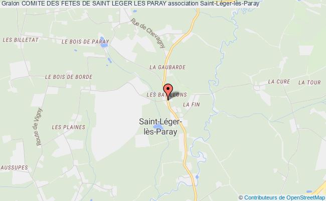 plan association Comite Des Fetes De Saint Leger Les Paray Saint-Léger-lès-Paray
