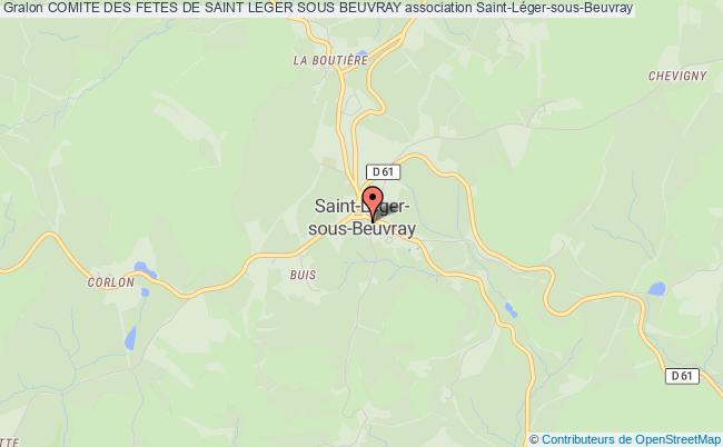 plan association Comite Des Fetes De Saint Leger Sous Beuvray Saint-Léger-sous-Beuvray