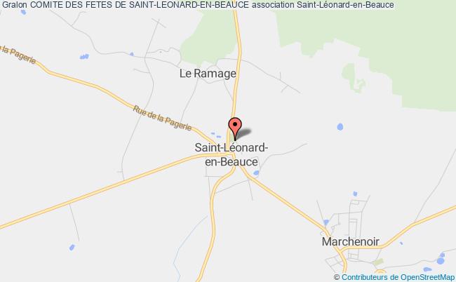 plan association Comite Des Fetes De Saint-leonard-en-beauce Saint-Léonard-en-Beauce