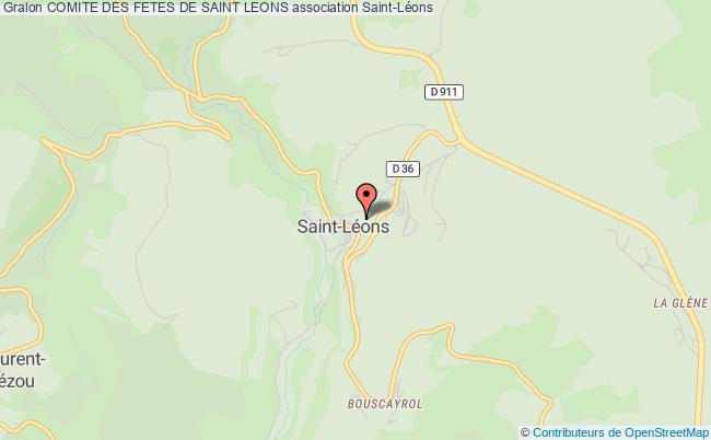 plan association Comite Des Fetes De Saint Leons Saint-Léons