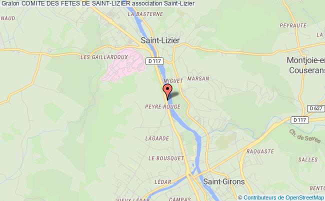 plan association Comite Des Fetes De Saint-lizier Saint-Lizier