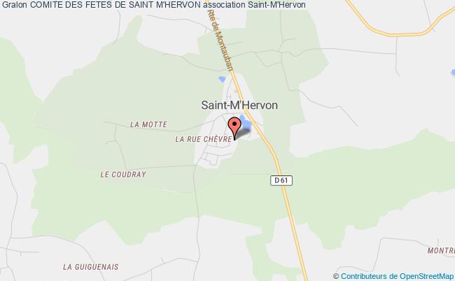 plan association Comite Des Fetes De Saint M'hervon Saint-M'Hervon