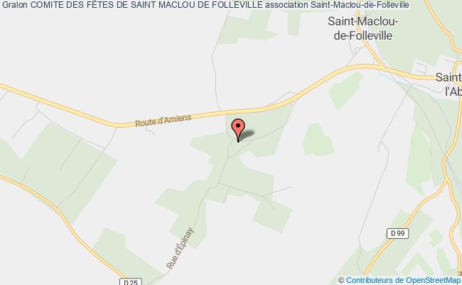 plan association Comite Des FÊtes De Saint Maclou De Folleville Saint-Maclou-de-Folleville