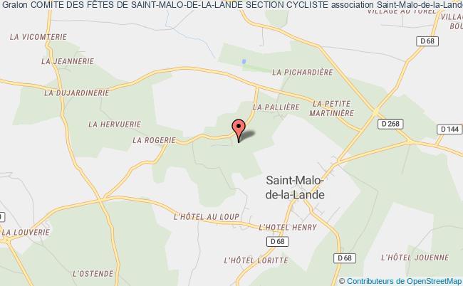 plan association Comite Des FÊtes De Saint-malo-de-la-lande Section Cycliste Saint-Malo-de-la-Lande