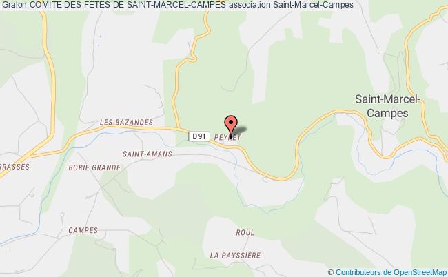 plan association Comite Des Fetes De Saint-marcel-campes Saint-Marcel-Campes
