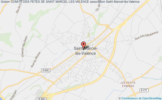 plan association Comite Des Fetes De Saint Marcel Les Valence Saint-Marcel-lès-Valence