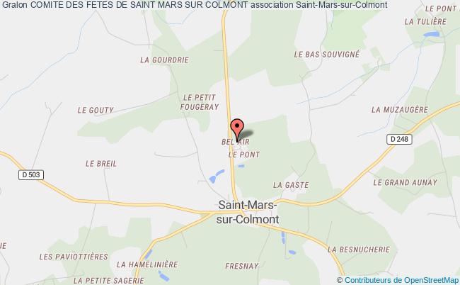 plan association Comite Des Fetes De Saint Mars Sur Colmont Saint-Mars-sur-Colmont
