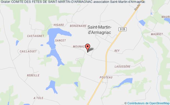 plan association Comite Des Fetes De Saint-martin-d'armagnac Saint-Martin-d'Armagnac