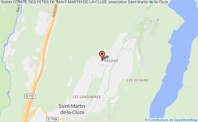 plan association Comite Des Fetes De Saint-martin-de-la-cluze Saint-Martin-de-la-Cluze