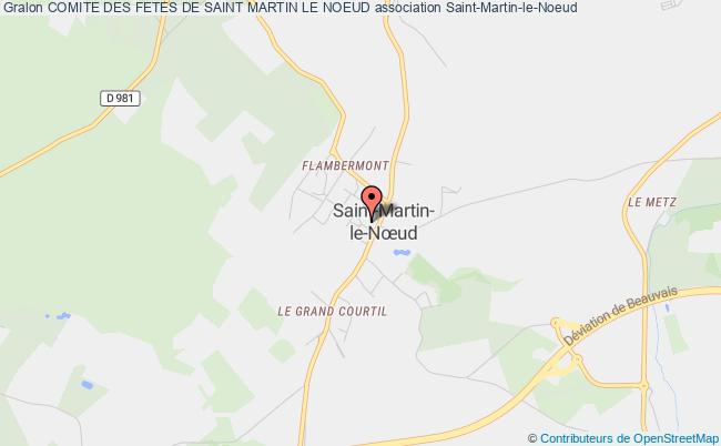 plan association Comite Des Fetes De Saint Martin Le Noeud Saint-Martin-le-Noeud