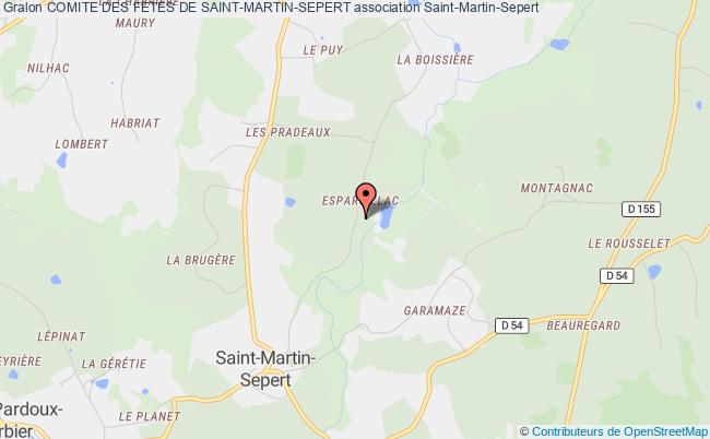 plan association Comite Des Fetes De Saint-martin-sepert Saint-Martin-Sepert