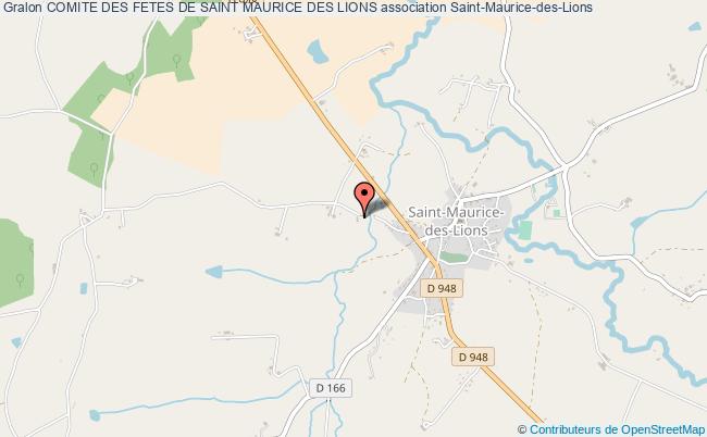plan association Comite Des Fetes De Saint Maurice Des Lions Saint-Maurice-des-Lions