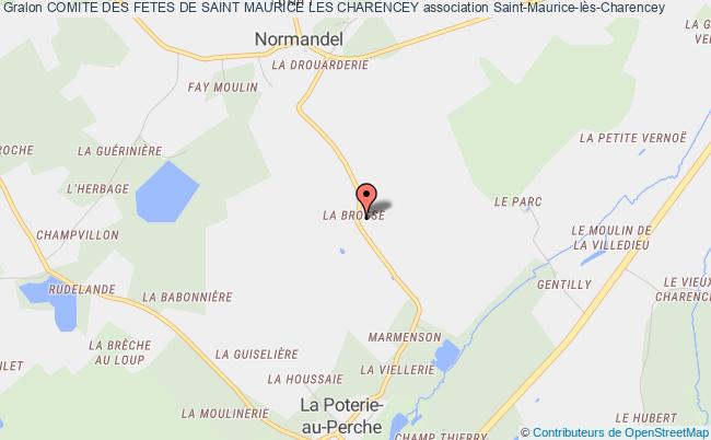 plan association Comite Des Fetes De Saint Maurice Les Charencey Saint-Maurice-lès-Charencey