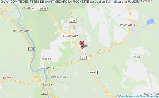 plan association Comite Des Fetes De Saint-medard-la-rochette Saint-Médard-la-Rochette