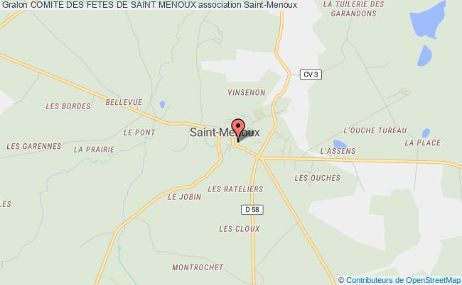 plan association Comite Des Fetes De Saint Menoux 