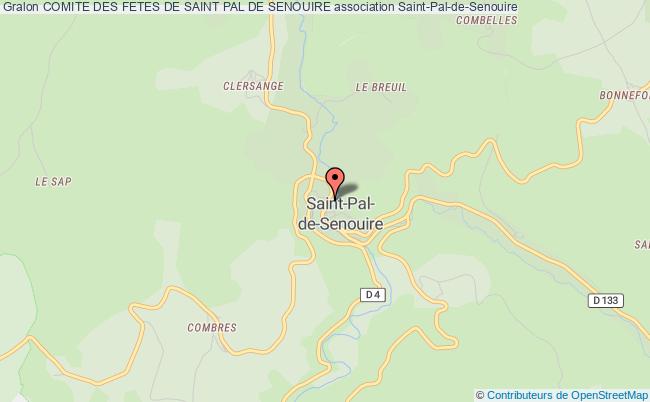 plan association Comite Des Fetes De Saint Pal De Senouire Saint-Pal-de-Senouire