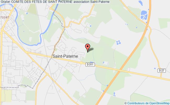 plan association Comite Des Fetes De Saint Paterne Saint-Paterne