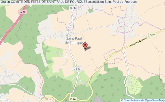 plan association Comite Des Fetes De Saint Paul De Fourques Saint-Paul-de-Fourques