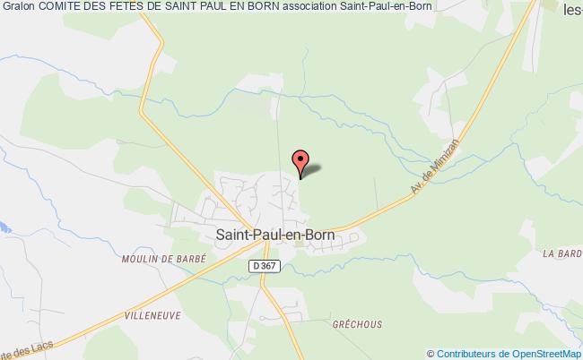 plan association Comite Des Fetes De Saint Paul En Born Saint-Paul-en-Born