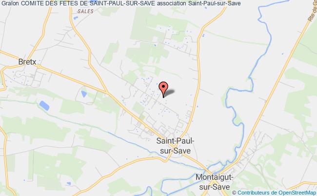 plan association Comite Des Fetes De Saint-paul-sur-save Saint-Paul-sur-Save
