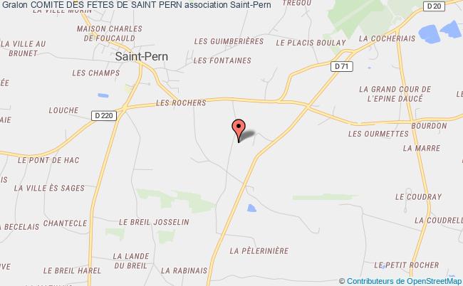plan association Comite Des Fetes De Saint Pern Saint-Pern