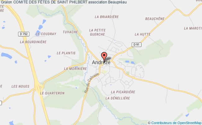 plan association ComitÉ Des FÊtes De Saint Philbert Beaupréau-en-Mauges