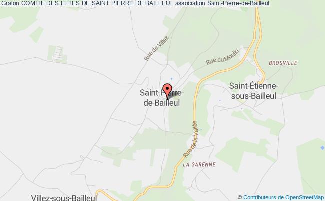 plan association Comite Des Fetes De Saint Pierre De Bailleul Saint-Pierre-de-Bailleul