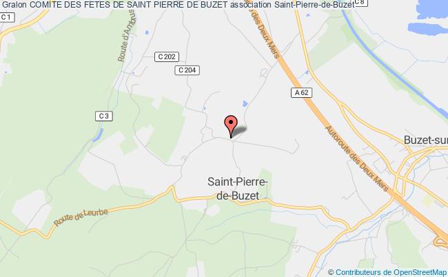 plan association Comite Des Fetes De Saint Pierre De Buzet Saint-Pierre-de-Buzet