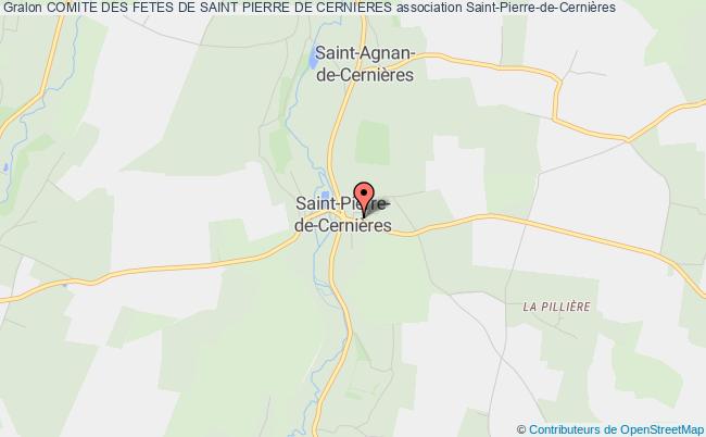 plan association Comite Des Fetes De Saint Pierre De Cernieres Saint-Pierre-de-Cernières
