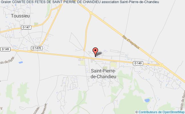 plan association Comite Des Fetes De Saint Pierre De Chandieu Saint-Pierre-de-Chandieu