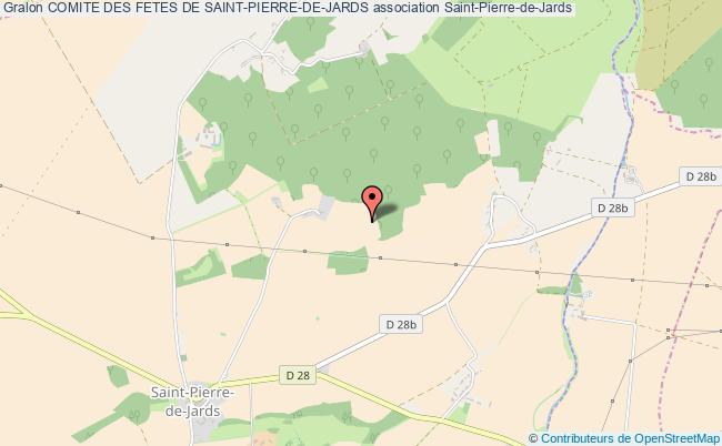 plan association Comite Des Fetes De Saint-pierre-de-jards Saint-Pierre-de-Jards