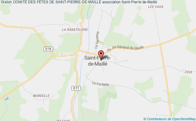 plan association ComitÉ Des FÊtes De Saint-pierre-de-maillÉ Saint-Pierre-de-Maillé