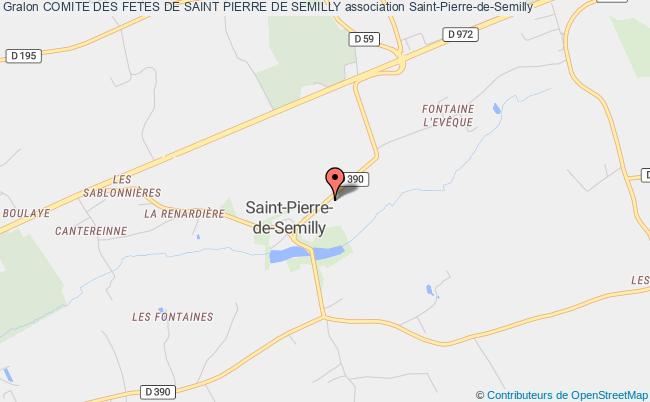 plan association Comite Des Fetes De Saint Pierre De Semilly Saint-Pierre-de-Semilly