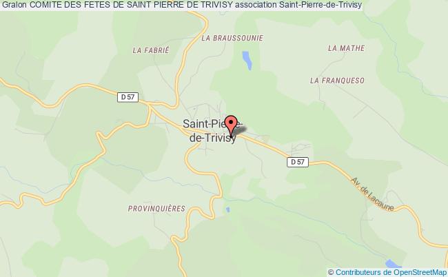plan association Comite Des Fetes De Saint Pierre De Trivisy Saint-Pierre-de-Trivisy
