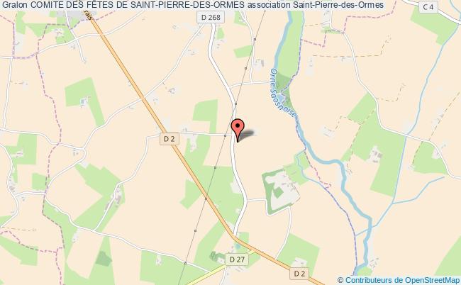 plan association Comite Des FÊtes De Saint-pierre-des-ormes Saint-Pierre-des-Ormes