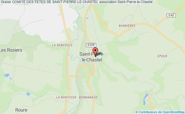 plan association ComitÉ Des Fetes De Saint-pierre-le-chastel Saint-Pierre-le-Chastel