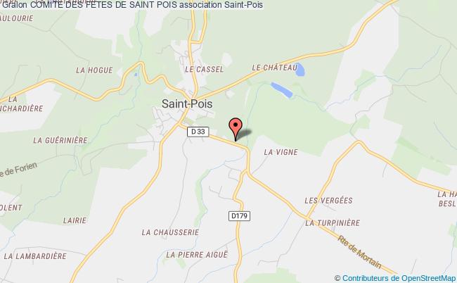 plan association Comite Des Fetes De Saint Pois Saint-Pois
