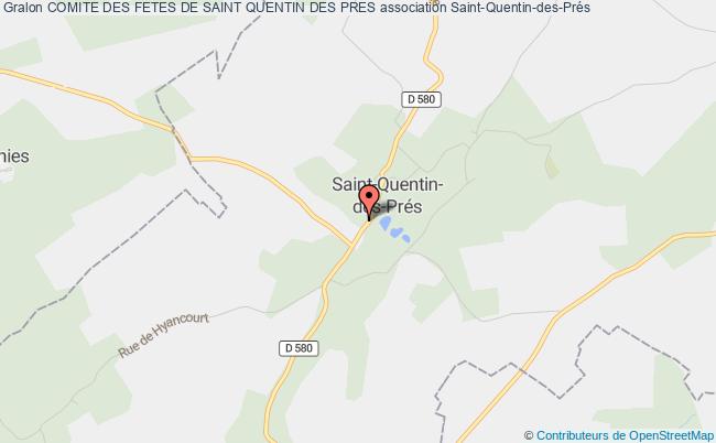plan association Comite Des Fetes De Saint Quentin Des Pres Saint-Quentin-des-Prés
