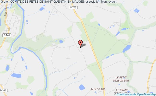 plan association Comite Des Fetes De Saint Quentin En Mauges Montrevault-sur-Èvre