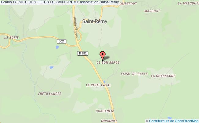plan association ComitÉ Des FÊtes De Saint-remy Saint-Rémy