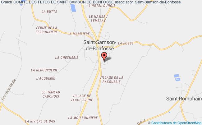 plan association Comite Des Fetes De Saint Samson De Bonfosse Saint-Samson-de-Bonfossé