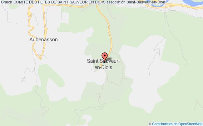 plan association Comite Des Fetes De Saint Sauveur En Diois Saint-Sauveur-en-Diois