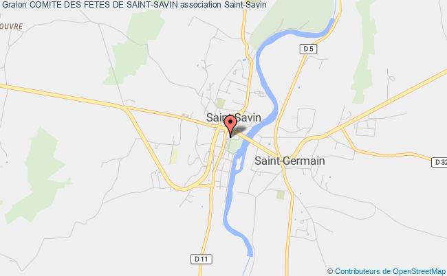 plan association Comite Des Fetes De Saint-savin Saint-Savin