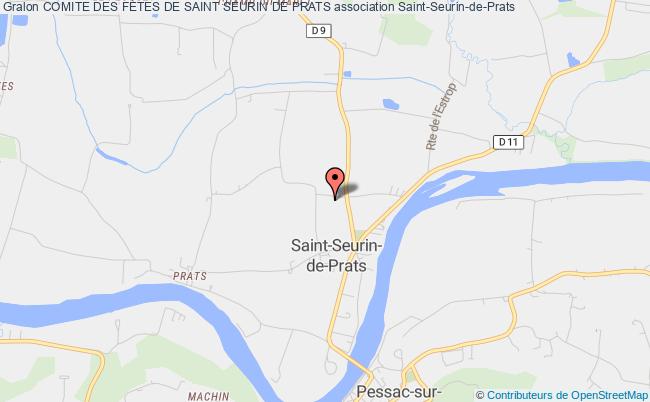 plan association Comite Des Fetes De Saint Seurin De Prats Saint-Seurin-de-Prats