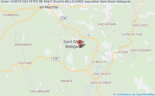 plan association Comite Des Fetes De Saint-silvain-bellegarde Saint-Silvain-Bellegarde