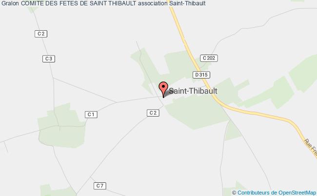 plan association Comite Des Fetes De Saint Thibault Saint-Thibault