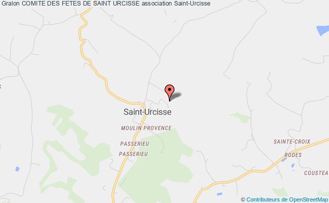 plan association Comite Des Fetes De Saint Urcisse Saint-Urcisse