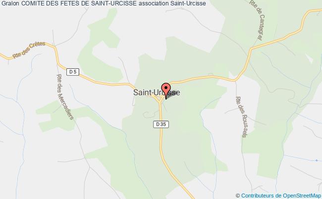 plan association Comite Des Fetes De Saint-urcisse Saint-Urcisse