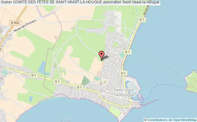 plan association Comite Des Fetes De Saint-vaast-la-hougue Saint-Vaast-la-Hougue