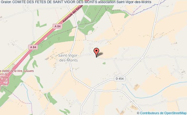 plan association Comite Des Fetes De Saint Vigor Des Monts Saint-Vigor-des-Monts
